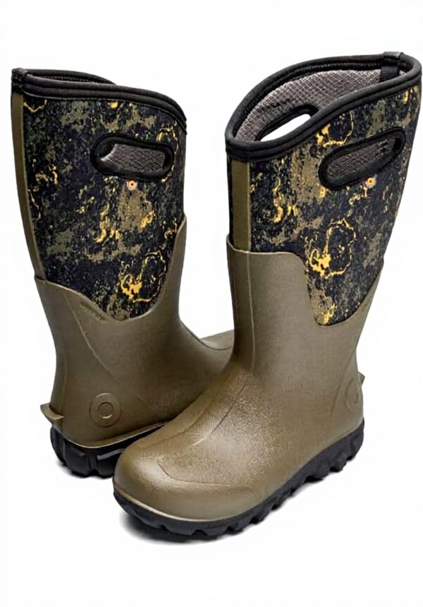 Bottes de pluie femme BOGS imperméables sans couture Olive