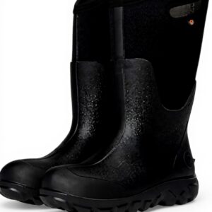 Bottes de pluie Bogs femme imperméables sans couture noir