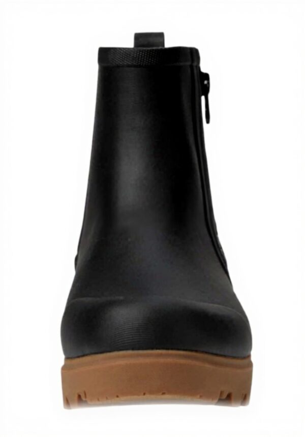 Bottes de pluie BOGS Holly femme fermeture éclair noir