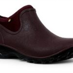 Bottes de pluie femme Bogs imperméables antidérapantes vin