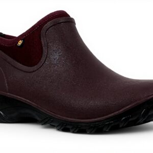Bottes de pluie femme Bogs imperméables antidérapantes vin