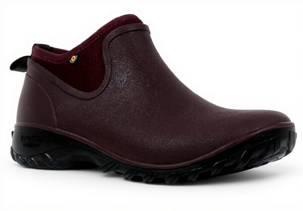 Bottes de pluie femme Bogs imperméables antidérapantes vin