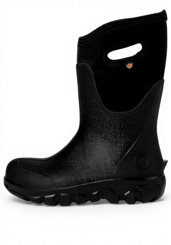 Bottes caoutchouc imperméables BOGS femme sans couture noir