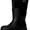 Bottes caoutchouc imperméables BOGS femme sans couture noir
