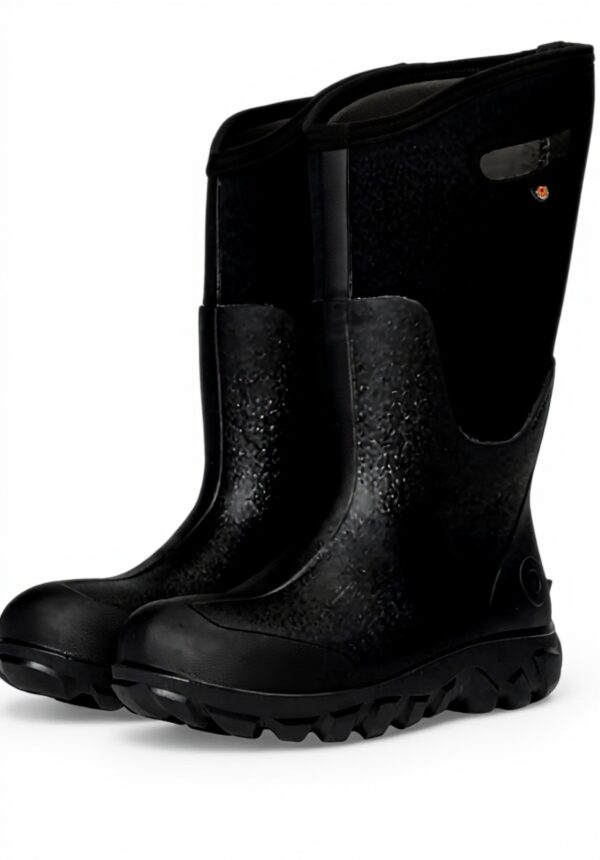 Bottes caoutchouc imperméables BOGS femme sans couture noir