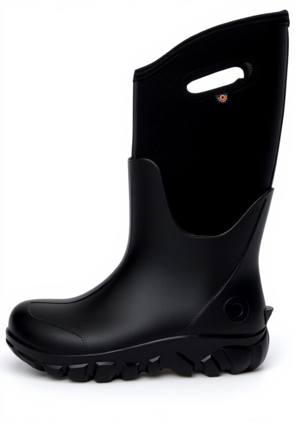 Bottes caoutchouc imperméables BOGS femme sans couture noir