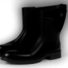 Bottes caoutchouc imperméables BOGS femme sans couture noir