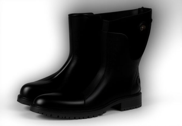 Bottes caoutchouc imperméables BOGS femme sans couture noir