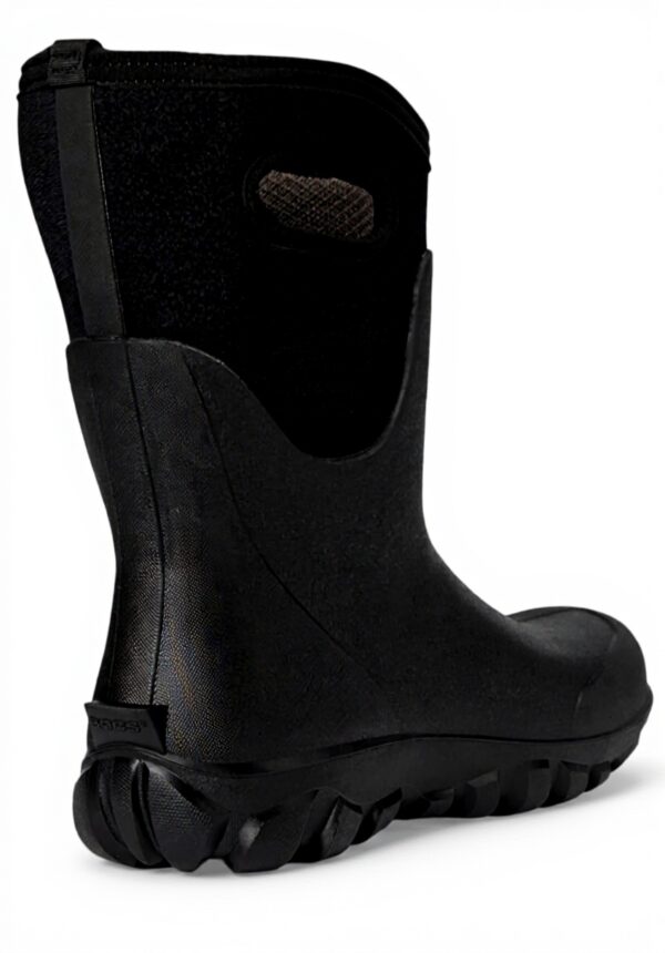Bottes caoutchouc imperméables BOGS femme sans couture noir
