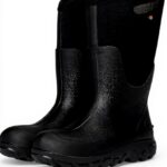 Bottes caoutchouc imperméables BOGS femme sans couture noir