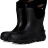 Bottes caoutchouc imperméables BOGS femme sans couture noir