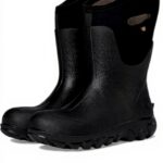 Bottes caoutchouc imperméables BOGS femme sans couture noir