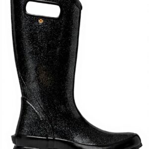 Bottes Bogs Femme Imperméables Semelle Caoutchouc Noir