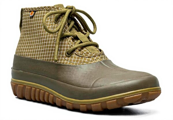 Bottines femme BOGS décontractées carreaux résistantes eau