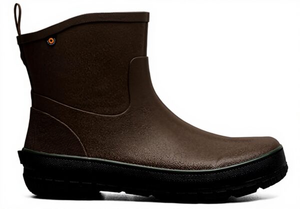 Bottes BOGS Digger Mid Garçon 100 étanche Marron Noir