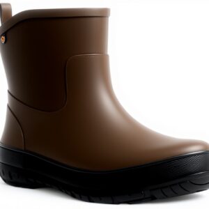 Bottes BOGS Digger Mid Garçon 100 étanche Marron Noir