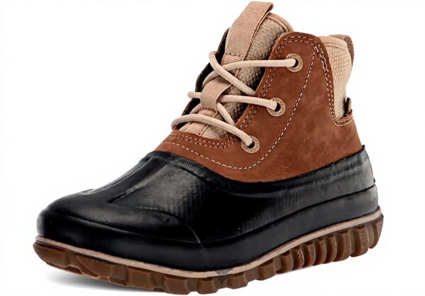 Bottes BOGS Femme Cuir Décontractées Neige Vert Taupe