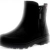 Bottes BOGS Femme Cuir Imperméable Fermeture Éclair Pluie