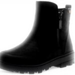 Bottes BOGS Femme Cuir Imperméable Fermeture Éclair Pluie