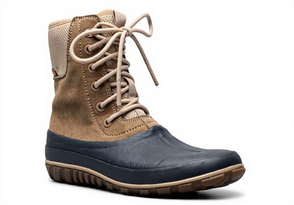 Bottes BOGS Femme Cuir Lacets Imperméables Neige