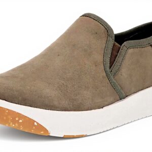 Baskets BOGS Femme Cuir Baby-Foot Confort Taille Loden