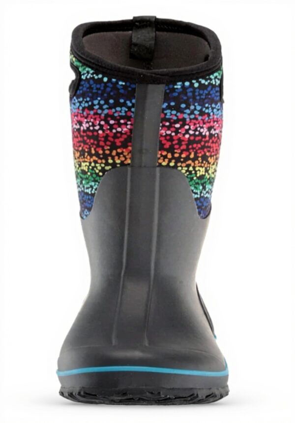 Bottes de pluie BOGS Femme étanches imprimé pois arc en ciel