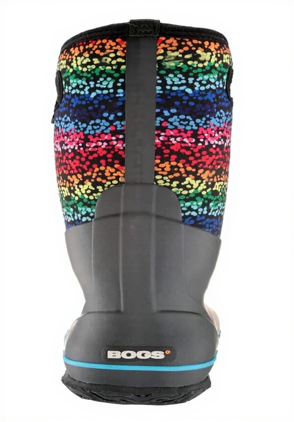 Bottes de pluie BOGS Femme étanches imprimé pois arc en ciel