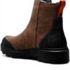 Bottes BOGS Femme Holly Zip imperméables cuir marron