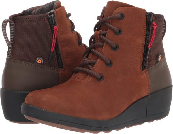 Bottes Bogs Femme Pointe Robuste Vista Neige Cognac-6