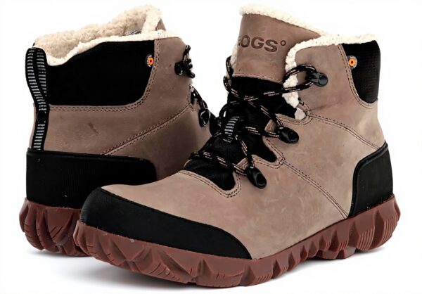 Bottes BOGS Femme Arcata Cuir Urbaines Imperméables