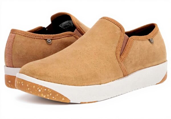 Baskets BOGS Femme Kicker Slip on Cuir Confortable