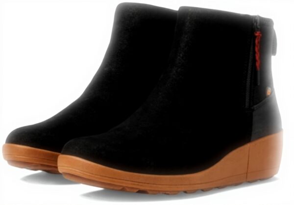 Bottes BOGS Vista Fermeture éclair robuste cuir imperméable