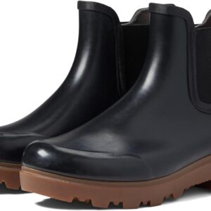 Bottes de pluie femme BOGS Holly Chelsea Shine cuir noir-0