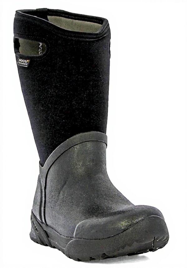 Bottes de neige BOGS Homme imperméables caoutchouc noir