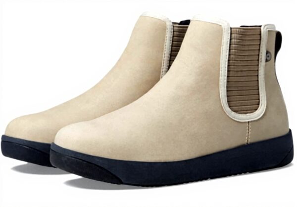 Bottes BOGS Kicker Chelsea Femme Cuir Neige Confort