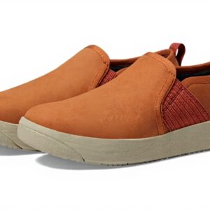 Bottes Bogs Kicker Cuir Élastique Femme Orange Brûlé