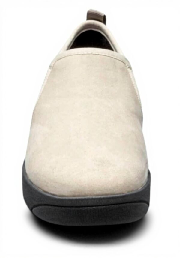 Bottes Bogs Kicker Slip-On Cuir Élastique Femme Oatmeal
