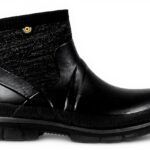 Bottes BOGS Femme Crandall Low Noir Multi Isolées Cheville