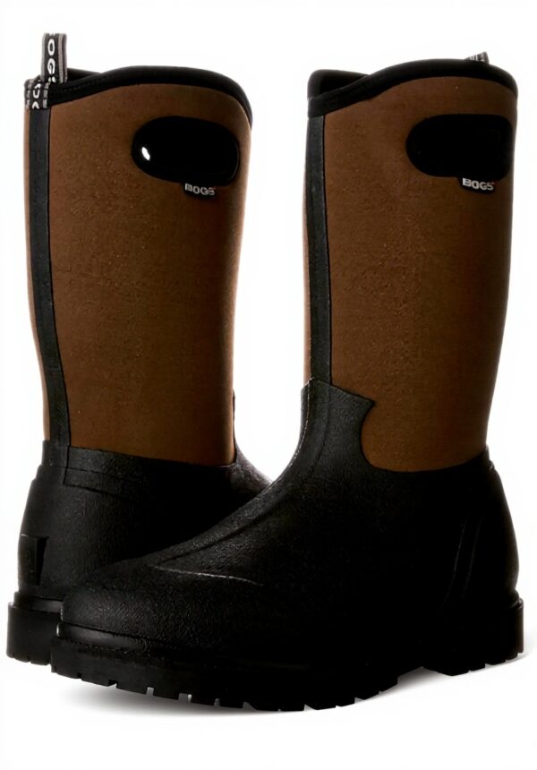 Bottes Bogs Roper Homme Noir Marron antidérapantes