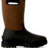 Bottes Bogs Roper Homme Noir Marron antidérapantes