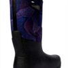 Bottes BOGS Neo formes abstraites hautes femme bleu marine