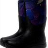 Bottes BOGS Neo formes abstraites hautes femme bleu marine