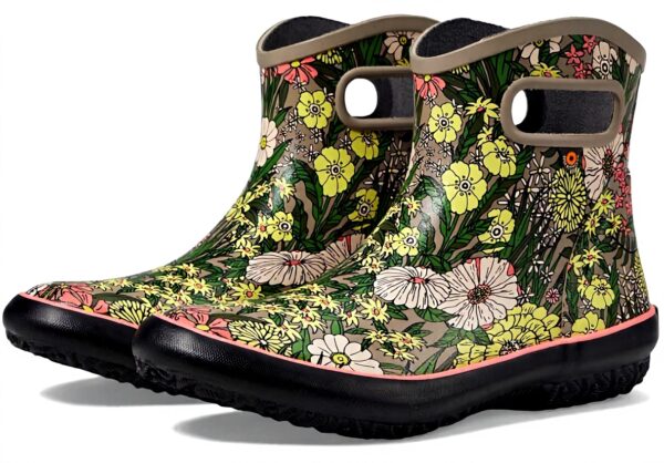 Bottes Bogs Patch cheville Vintage Floral confortable femme