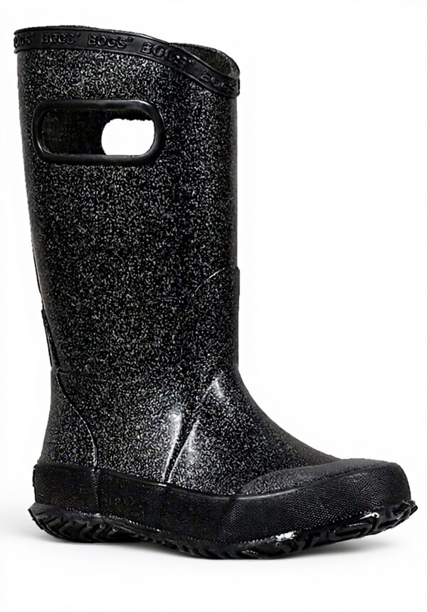 Bottes fille BOGS imperméables paillettes noir 34 EU