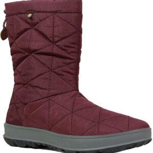 Bottes de neige Bogs Snowday Mid 100 étanche Femme Bordeaux-0