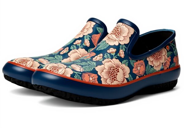 Bottes Bogs femme étanches enfiler tapisserie florale