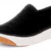 Baskets BOGS Femme Noir Cuir Slip-on Confortable