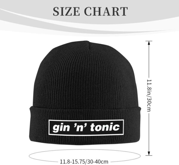 Bonnet tricoté Supersonic Gin and Tonic chaud unisexe-4