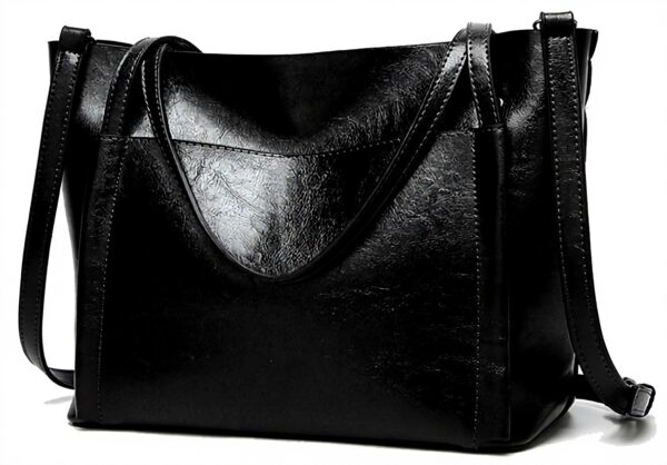 Coolives Sac Cabas Femme Cuir PU Damas Seau Porté Épaule