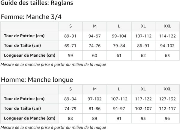 T-shirt Raglan Manche Sud Cool Shirts Noir Chiné Athlétique-1